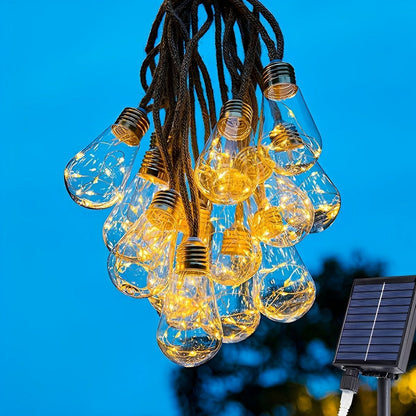 Waterproof Solar LED Outdoor String Lights