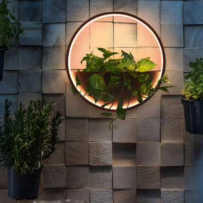 Waterproof Solar LED Outdoor Wall Light Plants Pot - Flare Shack