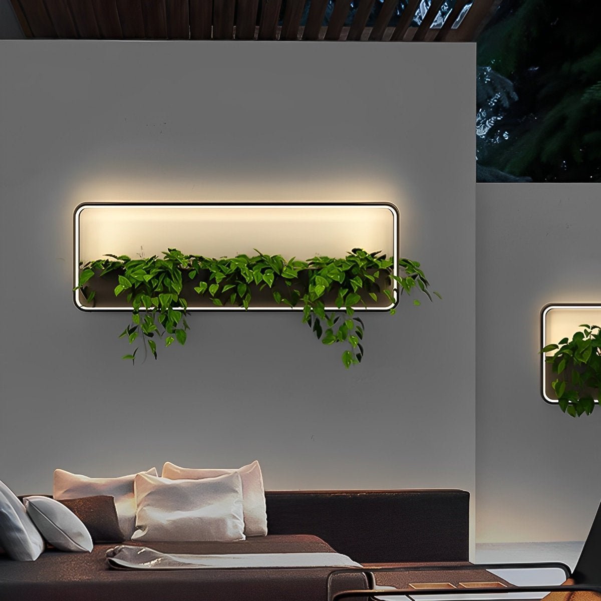 Waterproof Solar LED Outdoor Wall Light Plants Pot - Flare Shack