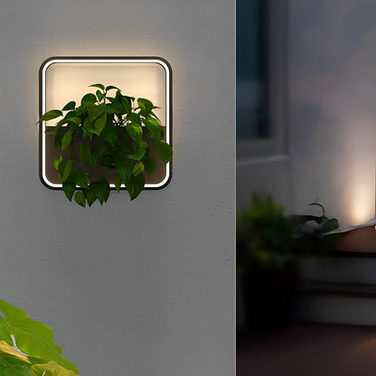 Waterproof Solar LED Outdoor Wall Light Plants Pot - Flare Shack