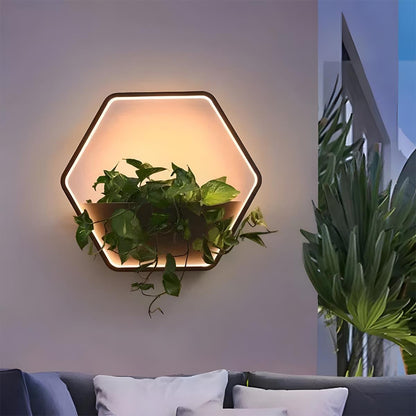 Waterproof Solar LED Outdoor Wall Light Plants Pot - Flare Shack