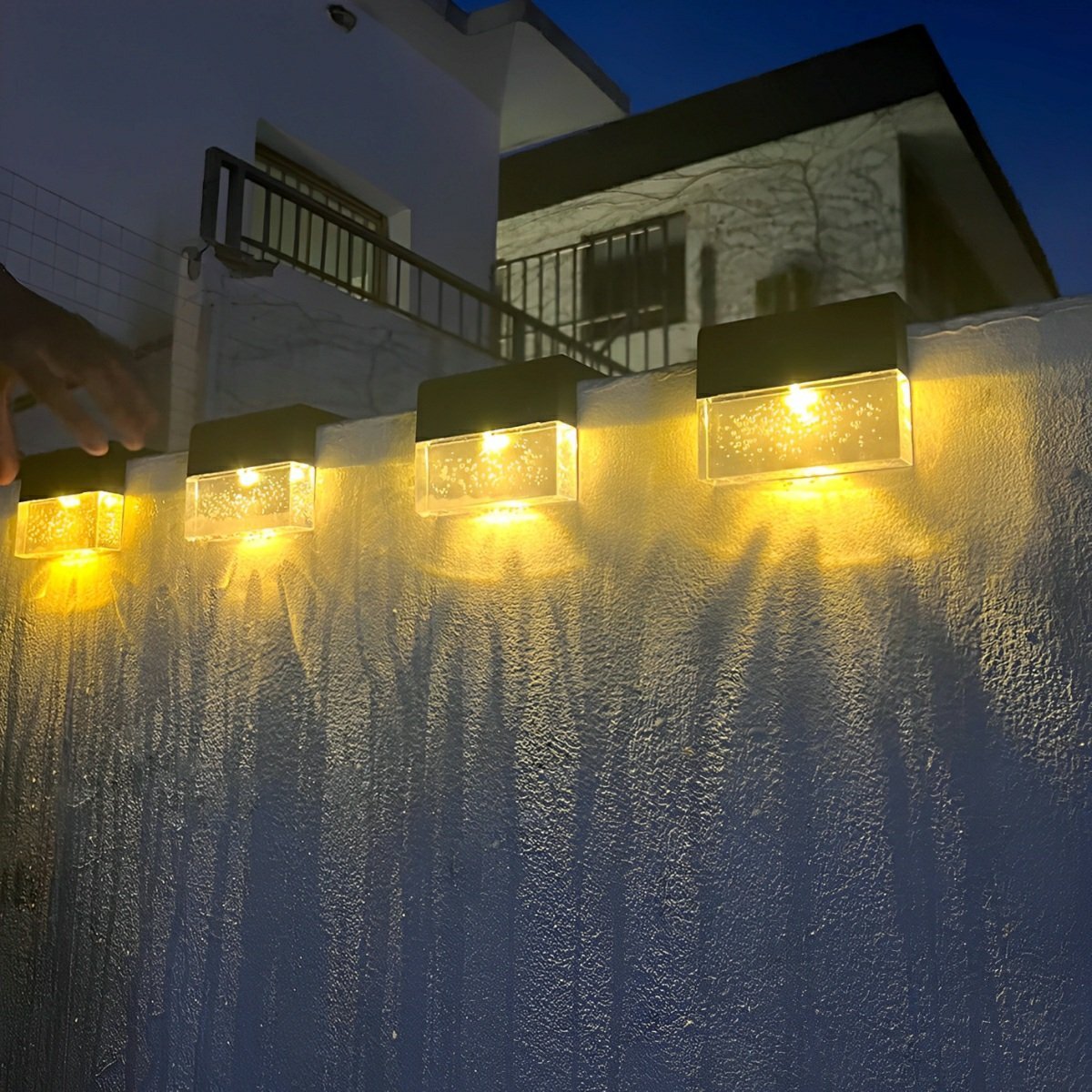 Waterproof Solar Modern Outdoor Fence Wall Lights