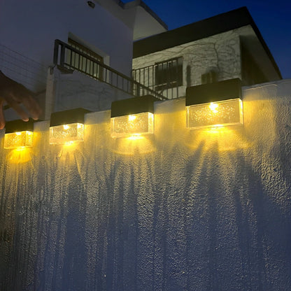 Waterproof Solar Modern Outdoor Fence Wall Lights