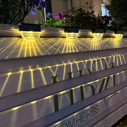 Waterproof Solar Modern Outdoor Fence Wall Lights - Flare Shack