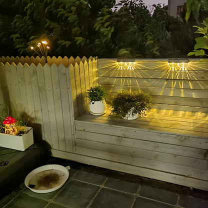Waterproof Solar Modern Outdoor Fence Wall Lights