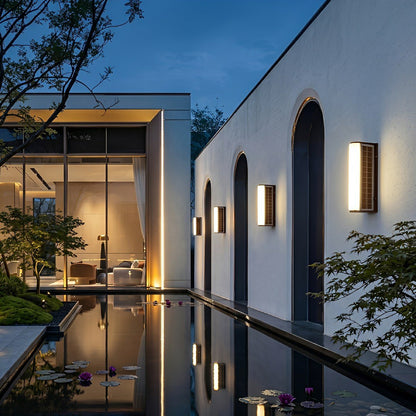Waterproof Solar Modern Rectangular Minimalist LED Strip Light - Flare Shack