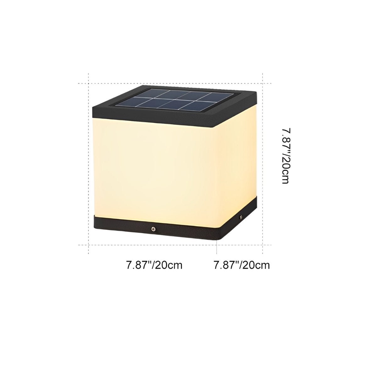 Waterproof Modern Square LED Outdoor Post Lights