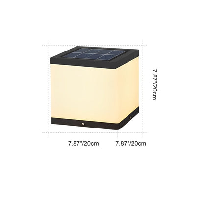 Waterproof Modern Square LED Outdoor Post Lights