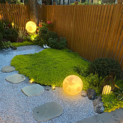 Waterproof Solar Moon Ball Lights Garden Landscape Lights - Flare Shack