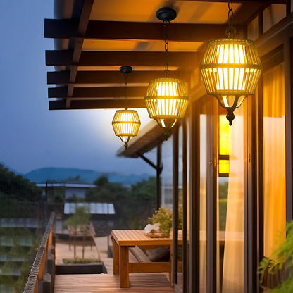 Waterproof Solar Outdoor Lanterns Ceiling Pendant Lights - Flare Shack