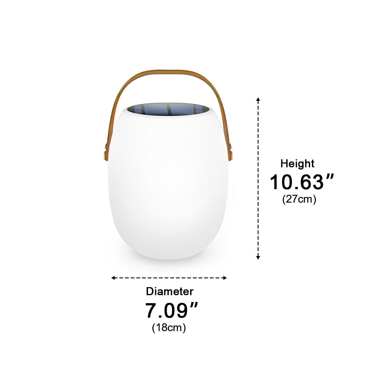Portable Solar Outdoor Waterproof LED Hanging Lantern Lights