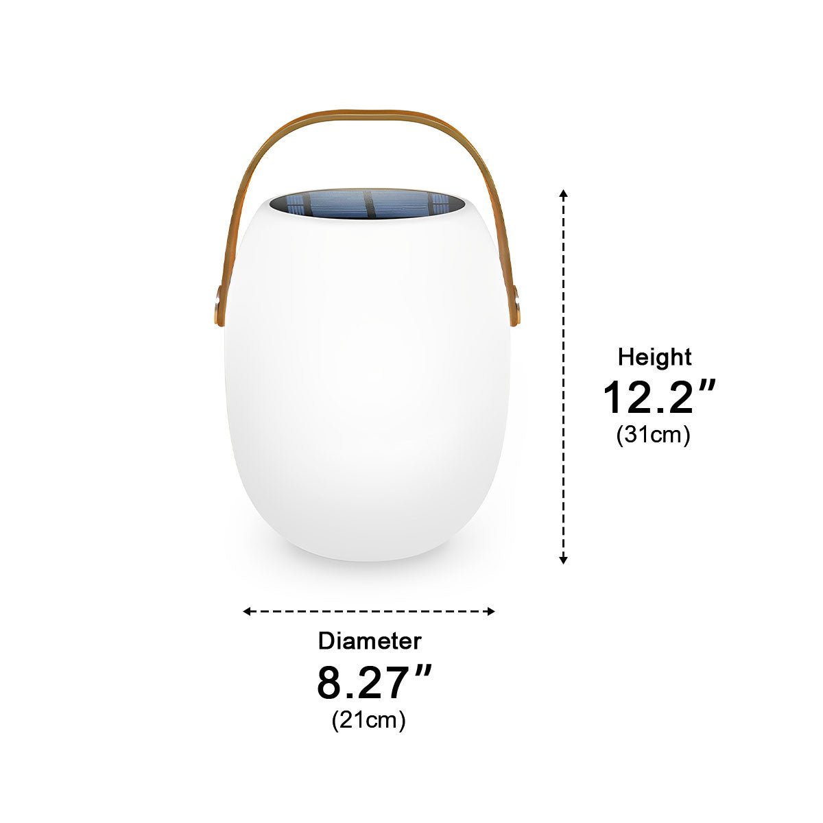 Portable Solar Outdoor Waterproof LED Hanging Lantern Lights