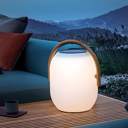 Waterproof Solar Oval Outdoor Tabletop Lamp Lanterns - Flare Shack