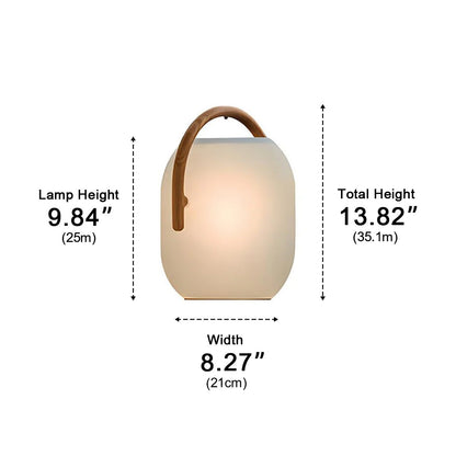 Waterproof Solar Oval Outdoor Tabletop Lamp Lanterns