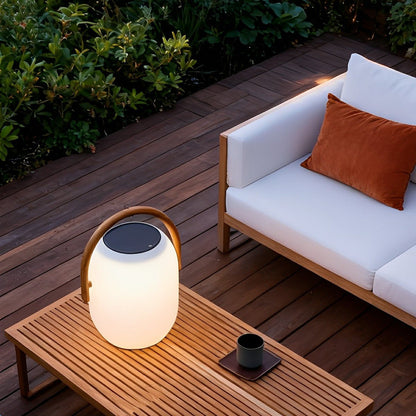 Waterproof Solar Oval Outdoor Tabletop Lamp Lanterns