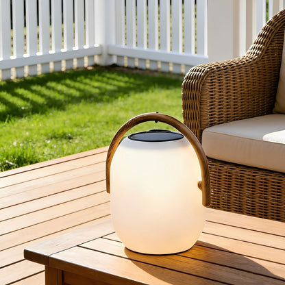 Waterproof Solar Oval Outdoor Tabletop Lamp Lanterns - Flare Shack