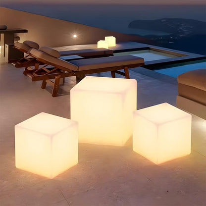 Waterproof Solar Square Cube LED Outdoor Landscape Lighting - Flare Shack