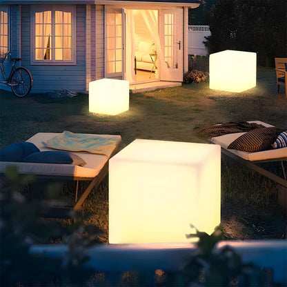 Waterproof Solar Square Cube LED Outdoor Landscape Lighting - Flare Shack