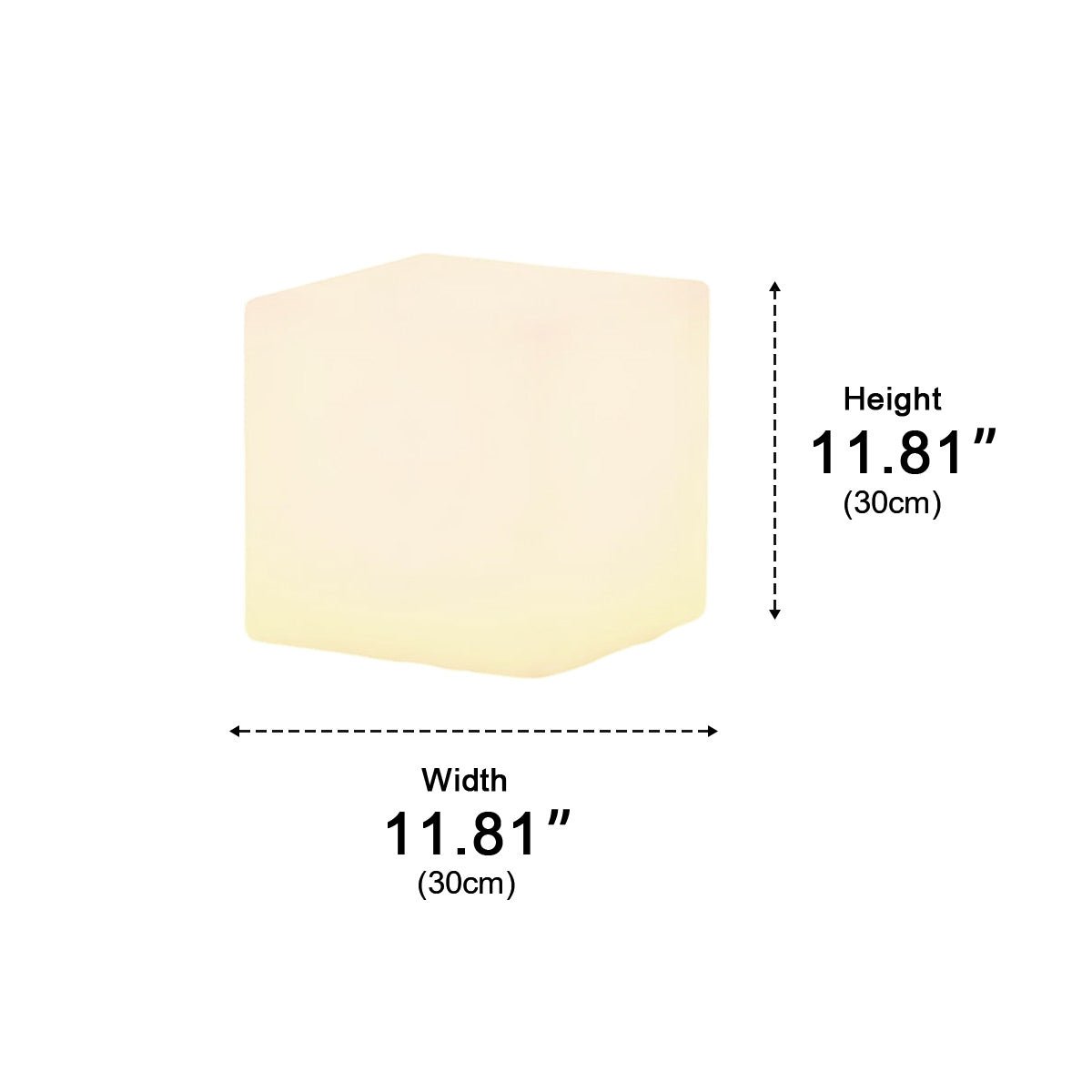 Waterproof Square Cube LED Outdoor Landscape Lighting