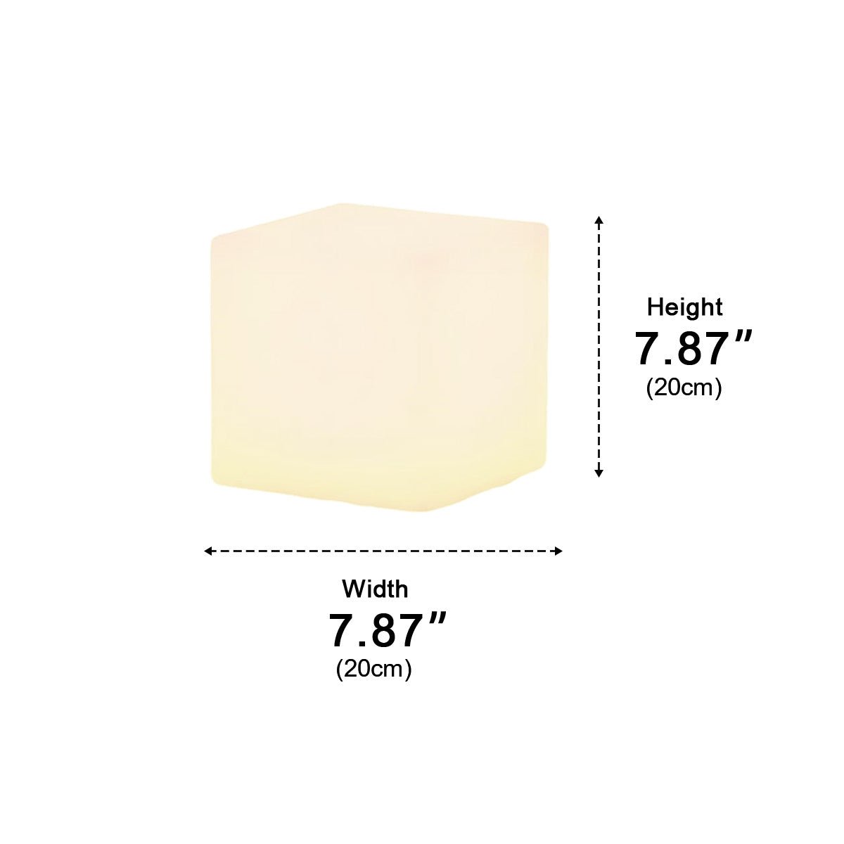 Waterproof Square Cube LED Outdoor Landscape Lighting