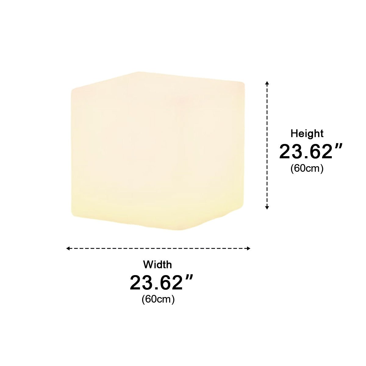 Waterproof Square Cube LED Outdoor Landscape Lighting