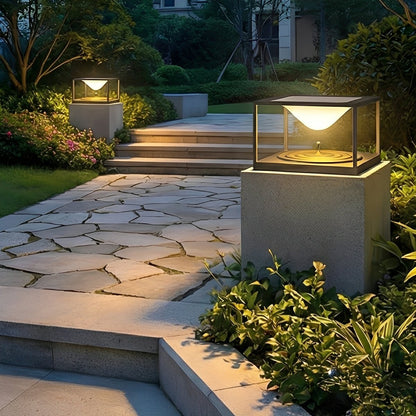 Waterproof Square Dripping LED Outdoor Post Lights - Flare Shack