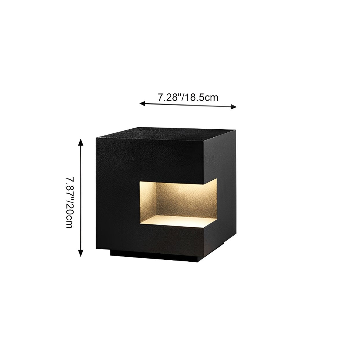 Waterproof Cube LED Outdoor Post Lights