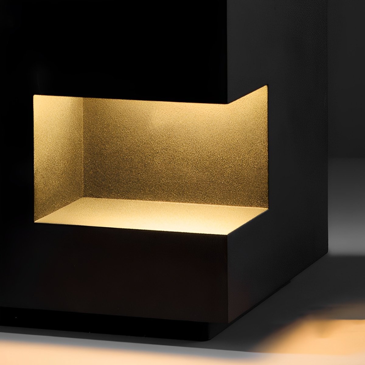 Waterproof Cube LED Outdoor Post Lights