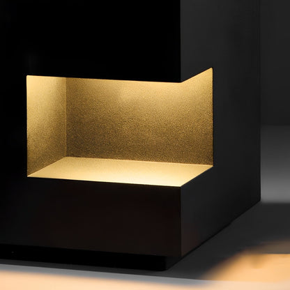 Waterproof Cube LED Outdoor Post Lights