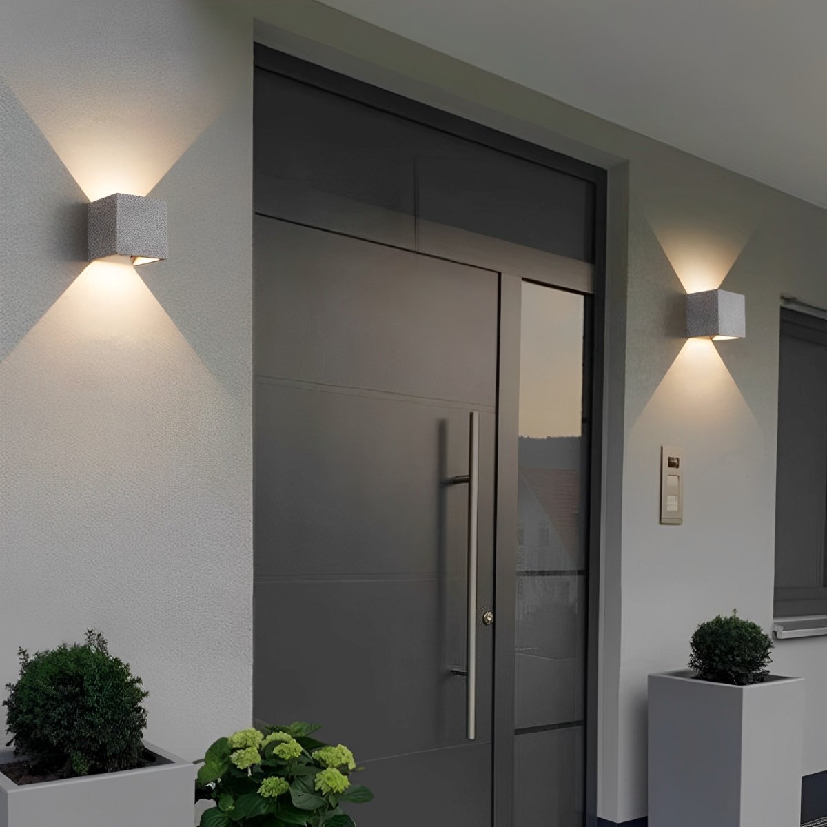 Waterproof Square Up and Down LED Outdoor Wall Sconces - Flare Shack