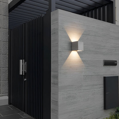Waterproof Square Up and Down LED Outdoor Wall Sconces - Flare Shack