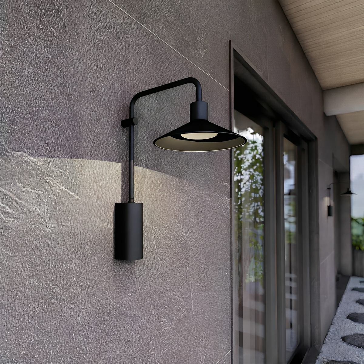 Waterproof Umbrella Outdoor LED Porch Light Exterior Wall Lights - Flare Shack
