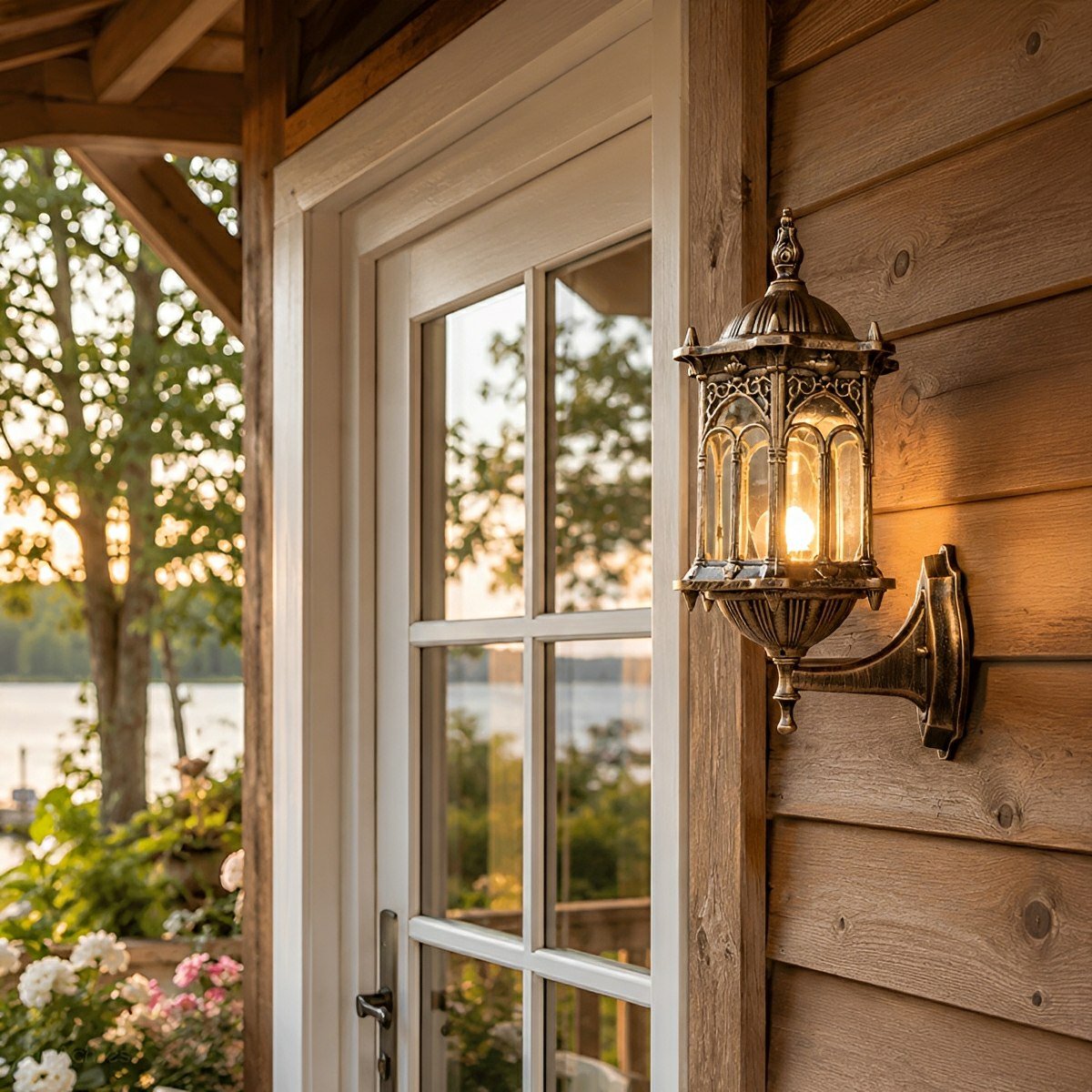 Waterproof Vintage Gazebo LED Outdoor Porch Wall Lights - Flare Shack