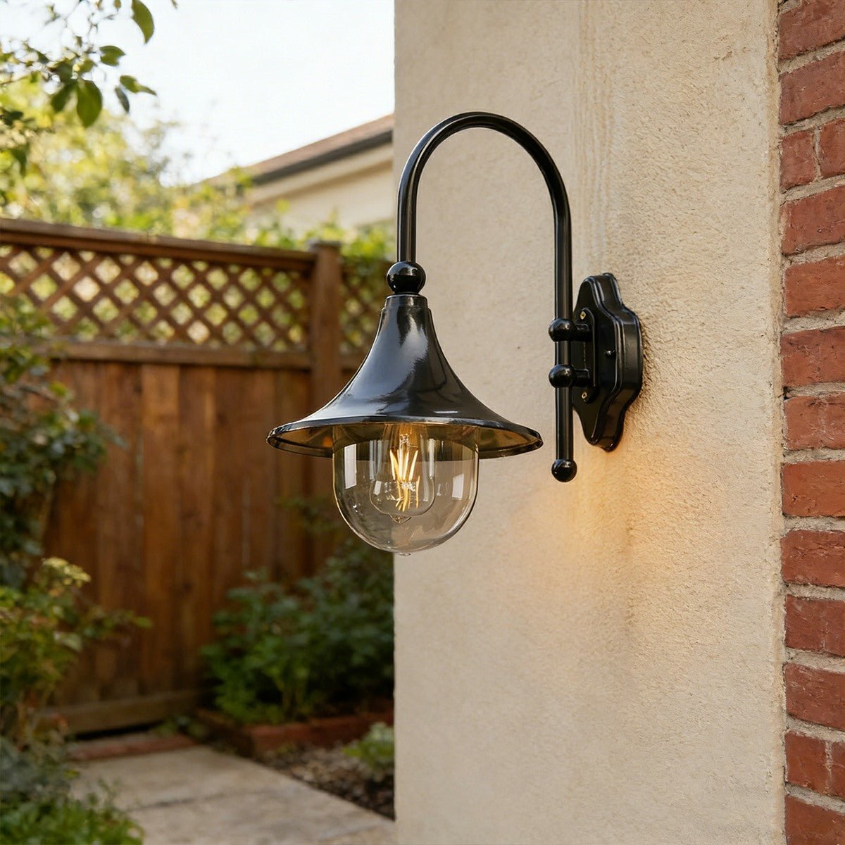 Waterproof Vintage Horn Shape Outdoor LED Wall Lights - Flare Shack