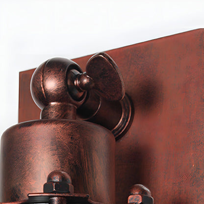 Vintage Industrial Iron Art LED Wall Sconces