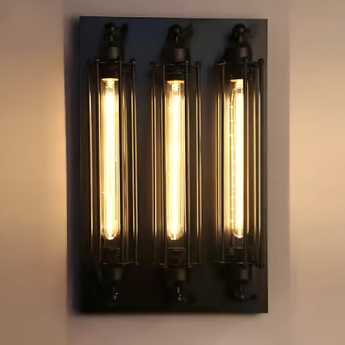 Vintage Industrial Iron Art LED Wall Sconces