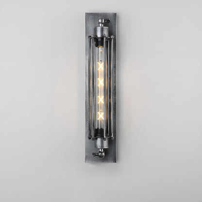 Vintage Industrial Iron Art LED Wall Sconces