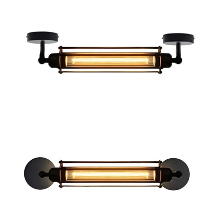 Vintage Industrial Iron LED Wall Sconces