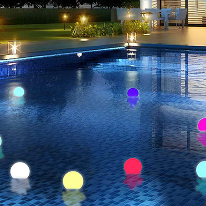 Waterproof Water Floating RGB Outdoor Moon LED Ball Light Rechargeable