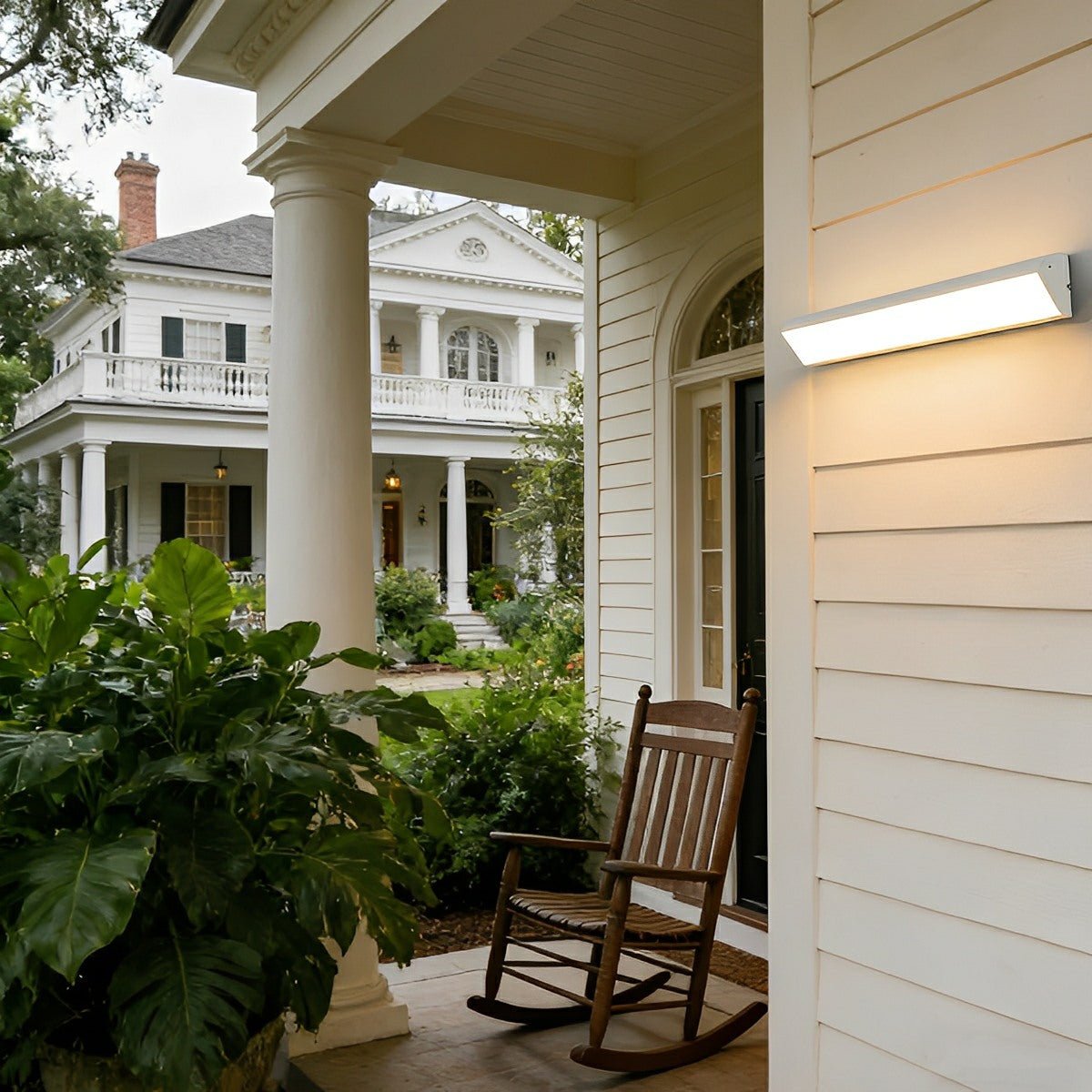 White Waterproof Outdoor LED Strip Lights Porch Light Exterior Wall Lights - Flare Shack