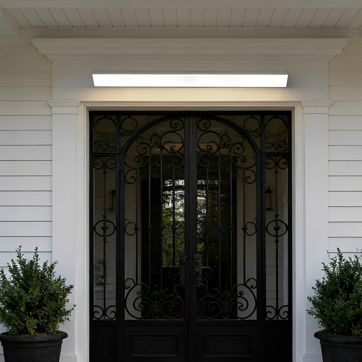 White Waterproof Outdoor LED Strip Lights Porch Light Exterior Wall Lights - Flare Shack