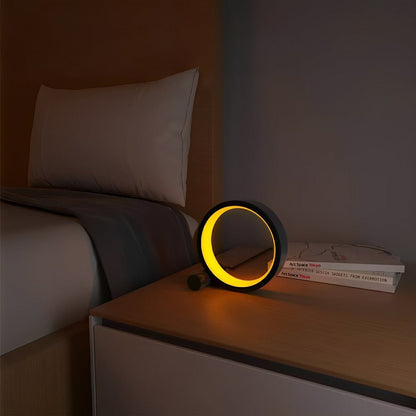 WIFI RGB Dimming Ring - Round Dynamic Ambient Night Lights Table Lamp - Flare Shack
