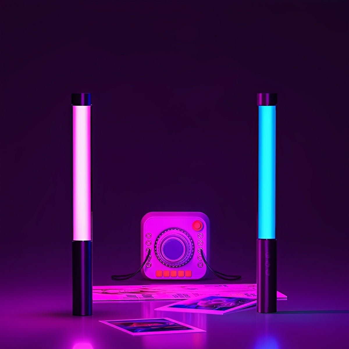 Wireless 360° LED Tube Handheld Light Stick Atmosphere Light - Flare Shack